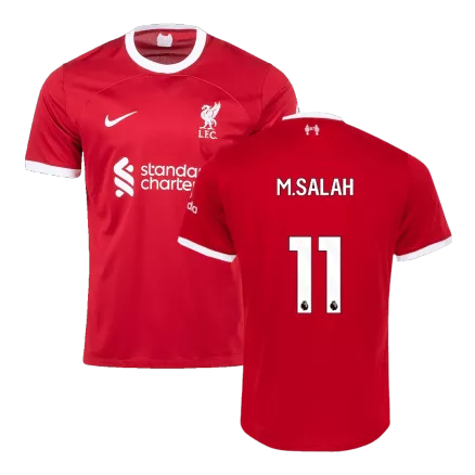 M.SALAH #11 Liverpool Home Soccer Jersey 2023/24 - gogoalshop