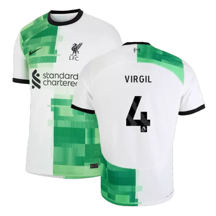 VIRGIL #4 Liverpool Away Soccer Jersey 2023/24 - gogoalshop