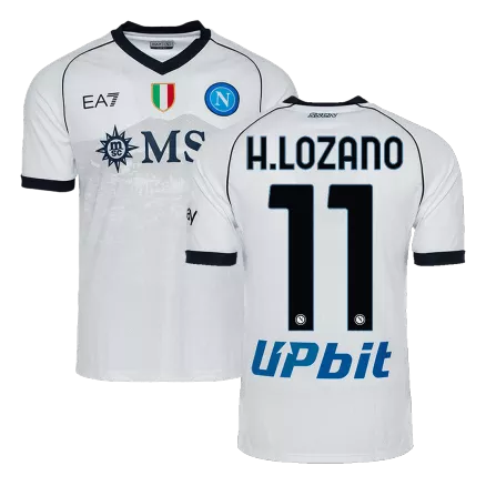 H.LOZANO #11 Napoli Away Authentic Soccer Jersey 2023/24 - gogoalshop