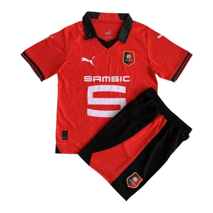 Stade Rennais Home Kids Soccer Jerseys Kit 2023/24 - gogoalshop