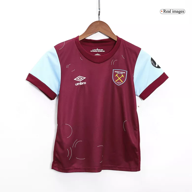 West Ham United Home Kids Soccer Jerseys Kit 2023/24 - gogoalshop