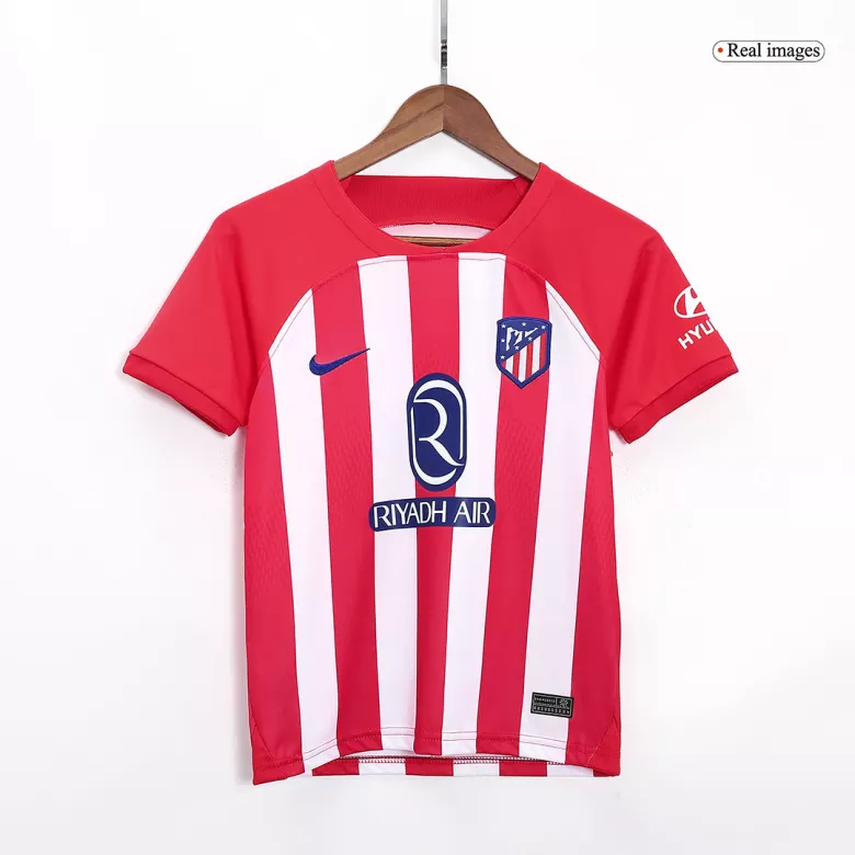 Atletico Madrid Home Kids Soccer Jerseys Kit 2023/24 - gogoalshop