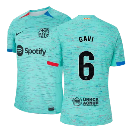 GAVI #6 Barcelona Third Away Authentic Soccer Jersey 2023/24 - gogoalshop