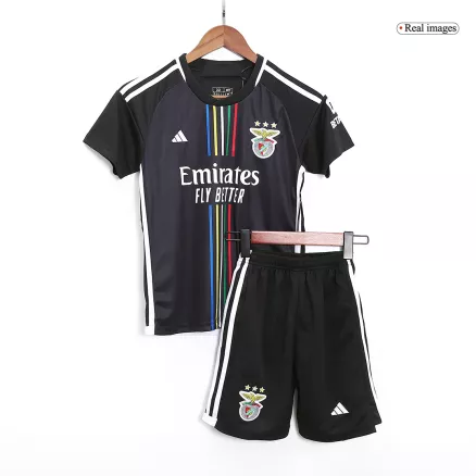 Benfica Away Kids Soccer Jerseys Kit 2023/24 - gogoalshop