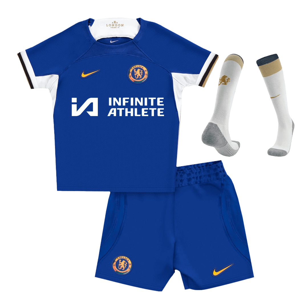 Chelsea Home Kids Soccer Jerseys Full Kit 2023/24
