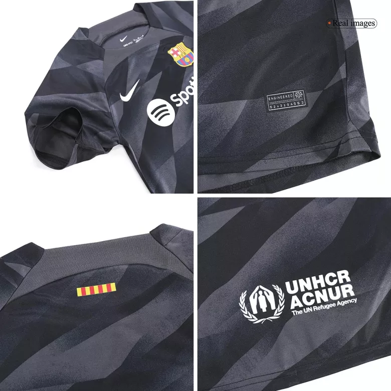 Barcelona Goalkeeper Kids Jerseys Kit 2023/24 - gogoalshop
