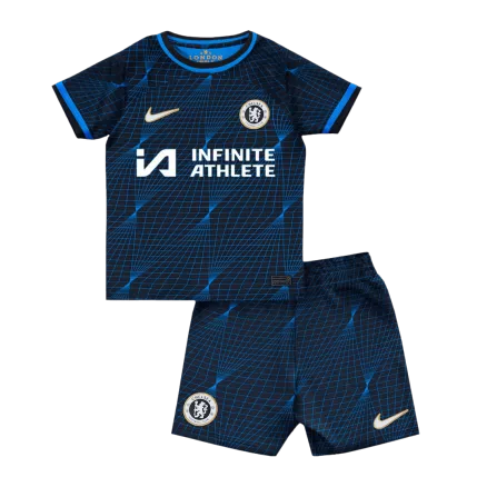 Chelsea Away Kids Soccer Jerseys Kit 2023/24 - gogoalshop