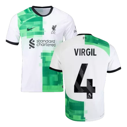 VIRGIL #4 Liverpool Away Authentic Soccer Jersey 2023/24 - gogoalshop