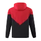 Manchester United Hoodie Windbreaker Jacket 2023/24 - Red&Black - gogoalshop