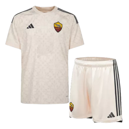 Roma Away Kids Soccer Jerseys Kit 2023/24 - gogoalshop