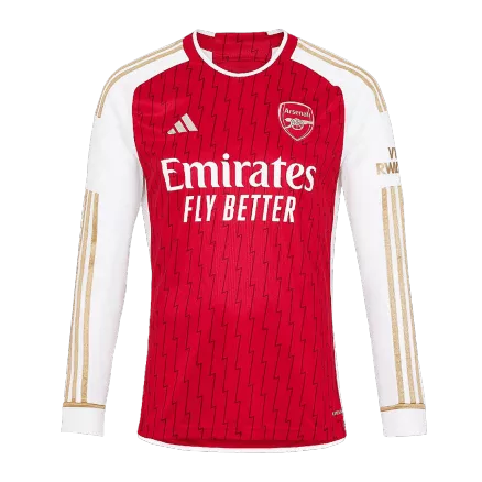 Arsenal Home Long Sleeve Soccer Jersey 2023/24 - gogoalshop