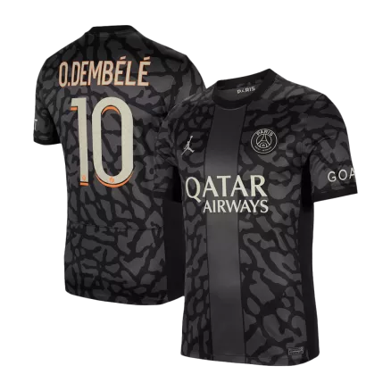 O.DEMBÉLÉ #10 PSG Third Away Soccer Jersey 2023/24 - gogoalshop
