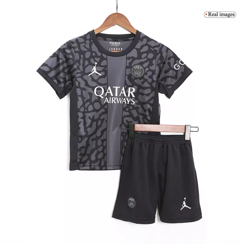 PSG Third Away Kids Soccer Jerseys Kit 2023/24 - gogoalshop