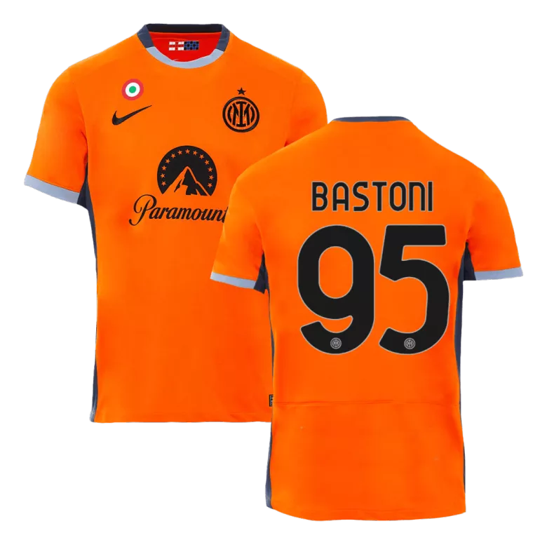 BASTONI #95 Inter Milan Third Away Soccer Jersey 2023/24 - gogoalshop