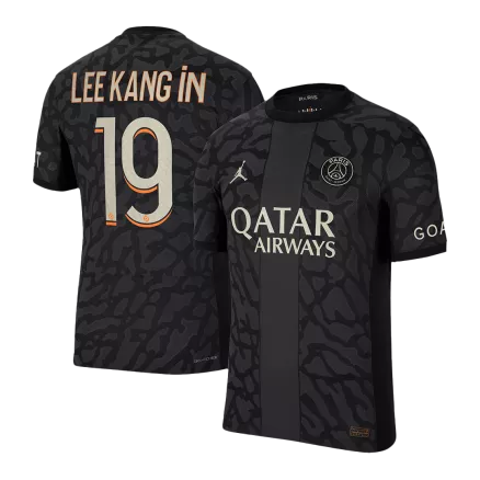 LEE KANG iN #19 PSG Third Away Authentic Soccer Jersey 2023/24 - gogoalshop