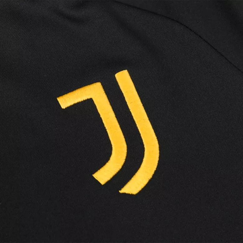 Juventus 1/4 Zip Tracksuit 2023/24 Kids Black - gogoalshop