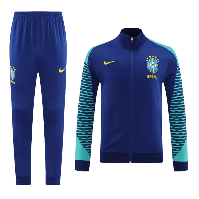 Brazil Jacket Tracksuit 2023/24 Navy - gogoalshop