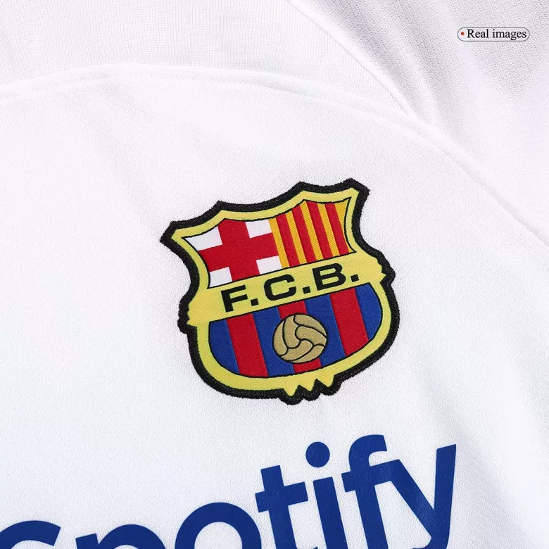 Barcelona Away Long Sleeve Soccer Jersey 2023/24 - gogoalshop