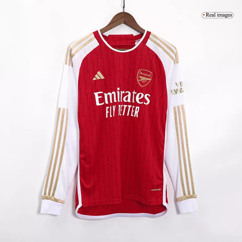 Arsenal Home Long Sleeve Soccer Jersey 2023/24 - gogoalshop