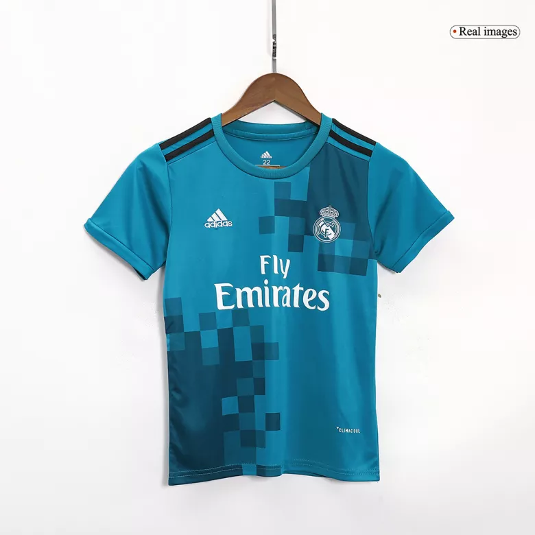 Real Madrid Third Away Kids Soccer Jerseys Kit 2017/18 - gogoalshop