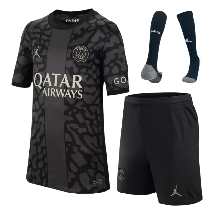 PSG Third Away Kids Soccer Jerseys Full Kit 2023/24 - gogoalshop