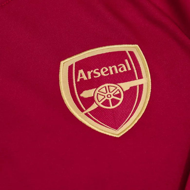Arsenal 1/4 Zip Tracksuit 2023/24 Red - gogoalshop