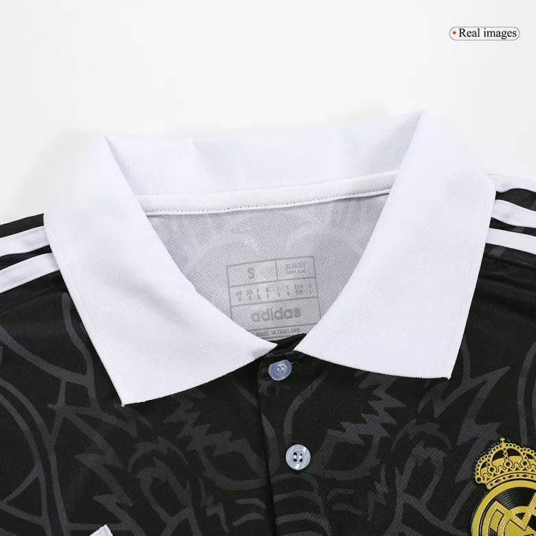 Real Madrid x Chinese Dragon Soccer Jersey 2023/24 （black） - gogoalshop