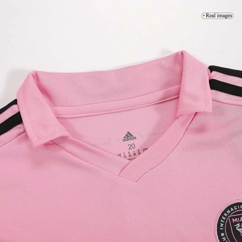 Inter Miami CF Home Long Sleeve Kids Soccer Jerseys Kit 2023/24 - gogoalshop
