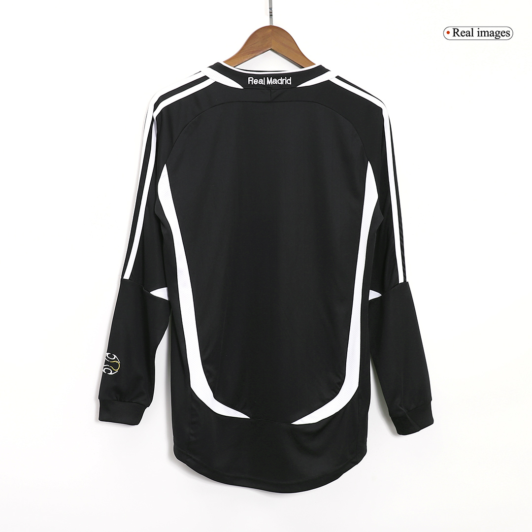 Retro Soccer Jersey Real Madrid Away Long Sleeve 2006/07 - gogoalshop