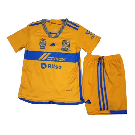 Tigres UANL Home Kids Soccer Jerseys Kit 2023/24 - gogoalshop