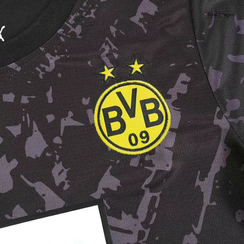 Borussia Dortmund Away Kids Soccer Jerseys Kit 2023/24 - gogoalshop