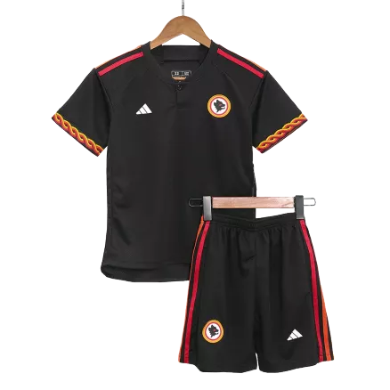 Roma Third Away Kids Soccer Jerseys Kit 2023/24 - gogoalshop