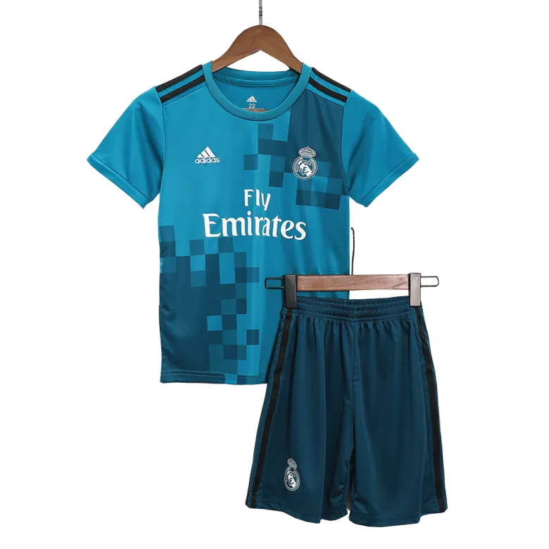 Real Madrid Third Away Kids Soccer Jerseys Kit 2017/18 - gogoalshop