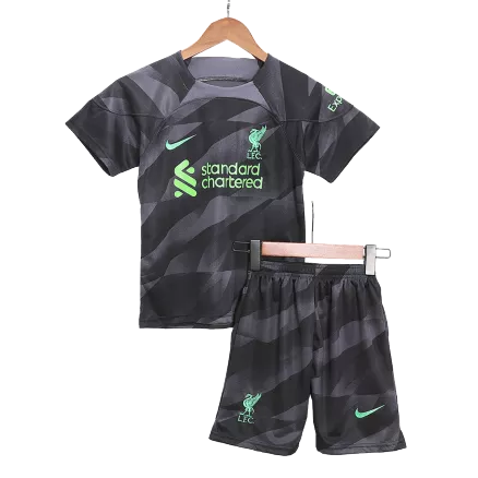 Liverpool Goalkeeper Kids Soccer Jerseys Kit 2023/24 - gogoalshop