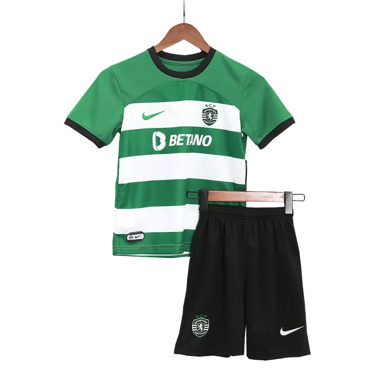 Sporting CP Home Kids Soccer Jerseys Kit 2023/24 - gogoalshop
