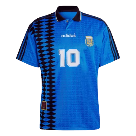 Vintage Soccer Jersey #10 Argentina Away 1994 - gogoalshop