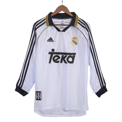 Vintage Soccer Jersey Real Madrid Long Sleeve 1999/00 Gogoalshop