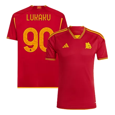 LUKAKU #90 Roma Home Soccer Jersey 2023/24 - gogoalshop