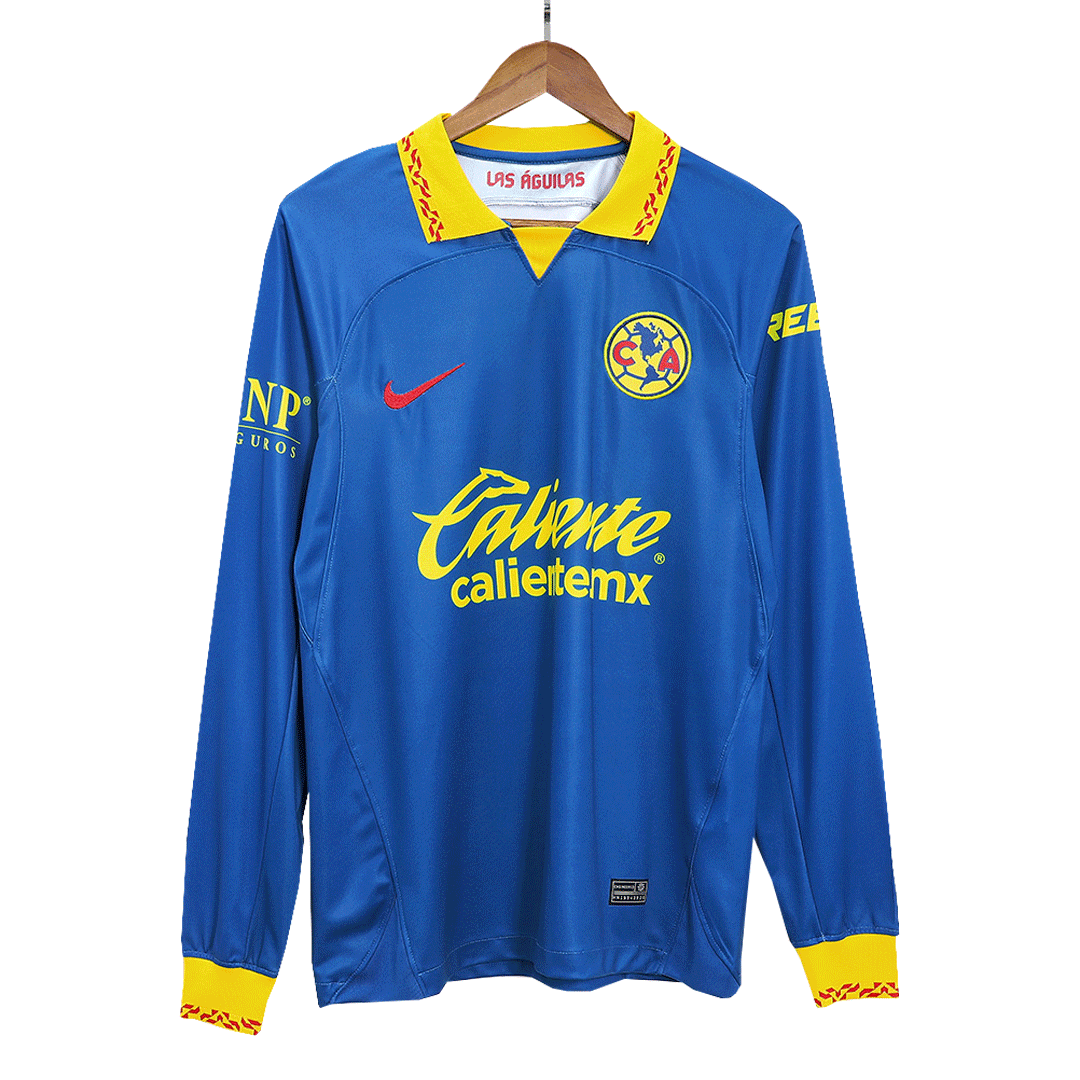 Club America Away Long Sleeve Soccer Jersey 2023 24 Gogoalshop
