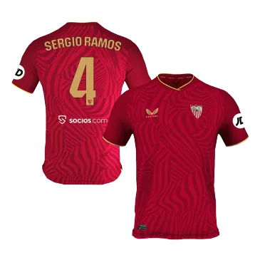 SERGIO RAMOS #4 Sevilla Away Soccer Jersey 2023/24 - gogoalshop