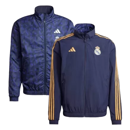 Real Madrid Reversible Anthem Jacket 2023/24 - Navy - gogoalshop