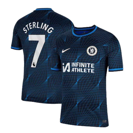 STERLING #7 Chelsea Away Soccer Jersey 2023/24 - gogoalshop
