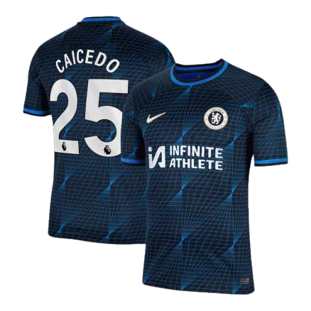 CAICEDO #25 Chelsea Away Soccer Jersey 2023/24 - gogoalshop