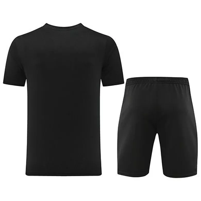 Customize Team Jersey Kit(Shirt+Short) Black&Yellow AD02 - gogoalshop