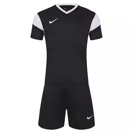 NK-761 Customize Team Jersey Kit(Shirt+Short) Black - gogoalshop