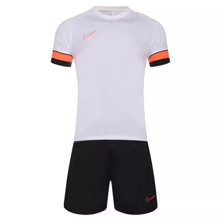 NK-762 Customize Team Jersey Kit(Shirt+Short) White - gogoalshop