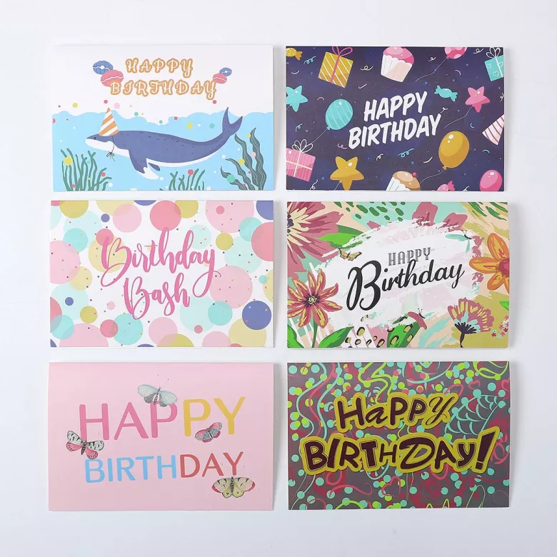 1 Pcs Random Style Personalized Birthday Greeting Card - gogoalshop