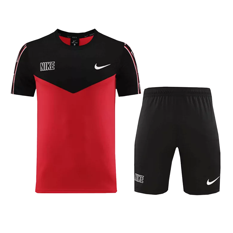 NK-ND03 Customize Team Jersey Kit(Shirt+Short) Red - gogoalshop