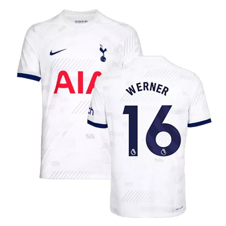 WERNER #16 Tottenham Hotspur Home Authentic Soccer Jersey 2023/24 - gogoalshop