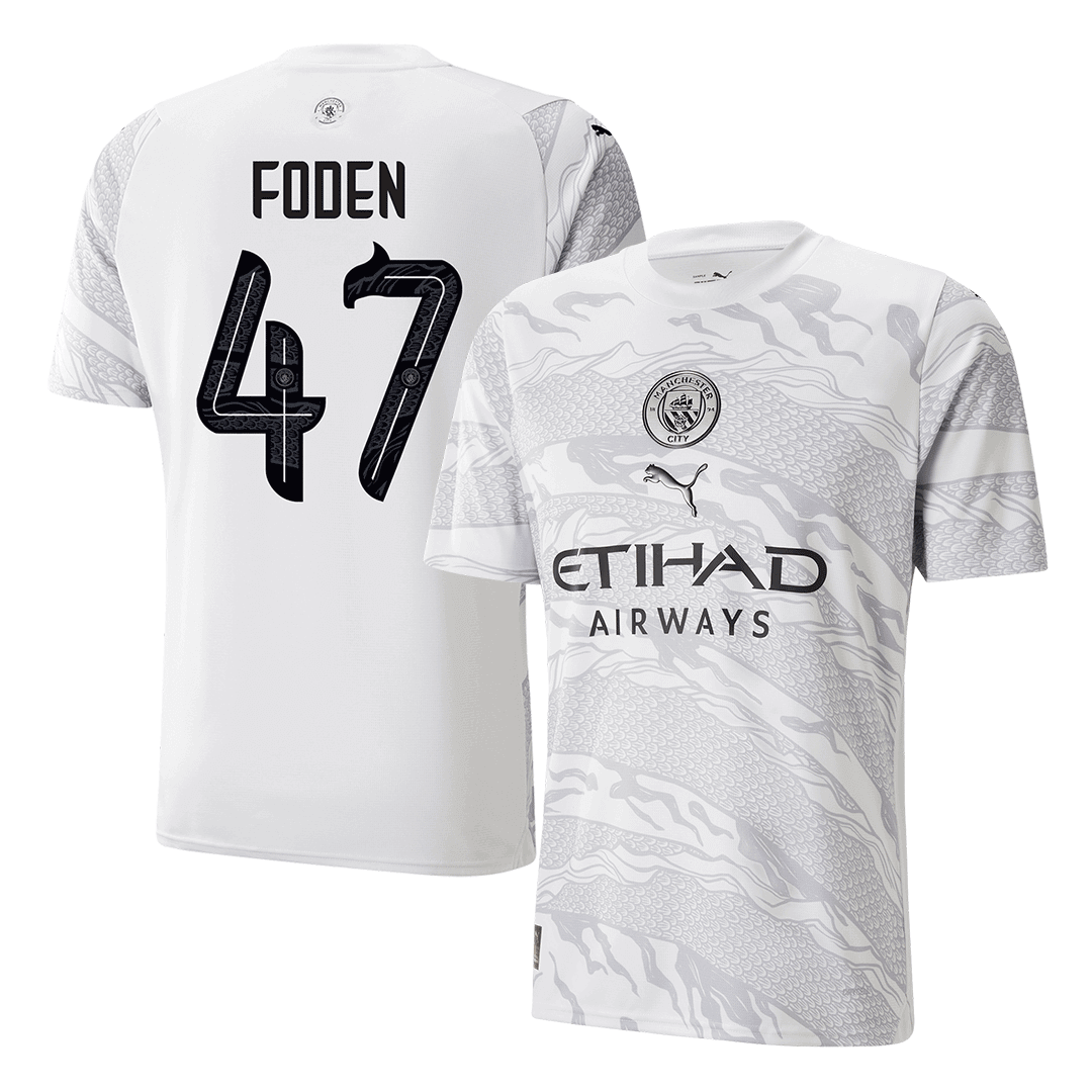 マンチェスター・シティ 2022-2023 3rd Foden 47 2023-24 Manchester City Player Issue Third Shirt Foden #47